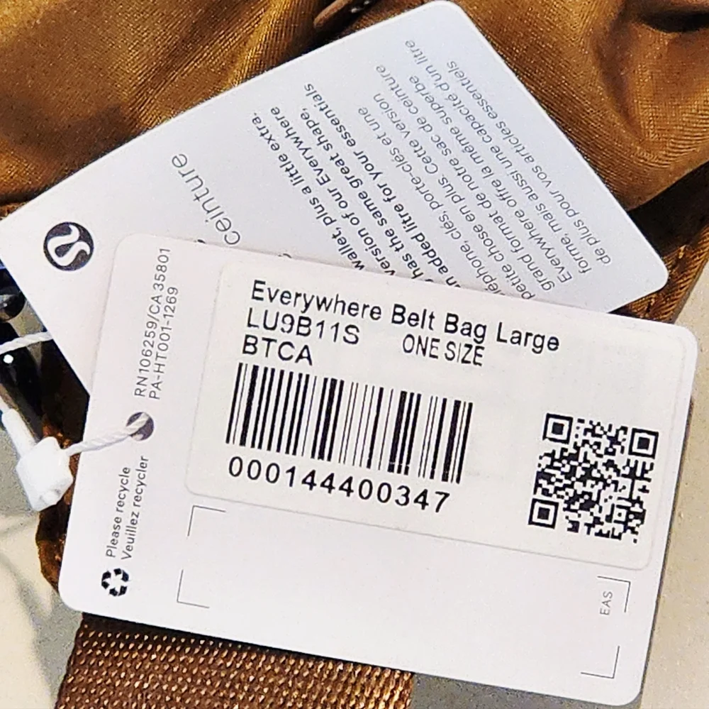 *NWT* LULULEMON | Everywhere Belt Bag | Camel | Large - Picture 5 of 8